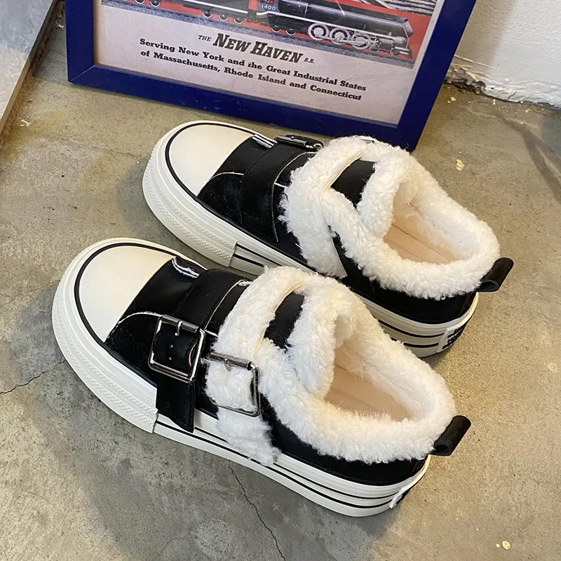 Than Than Me Warm Slip Resistant Low Top Skateboard Shoes Women's-5