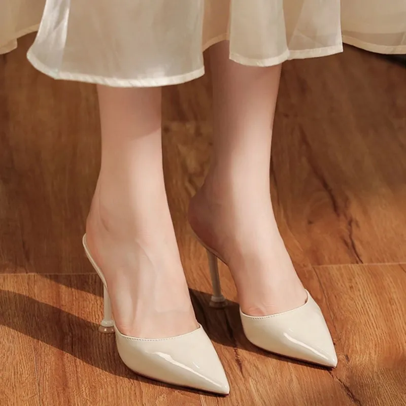 Than Than Me Slim Heel High Heels Women's-17