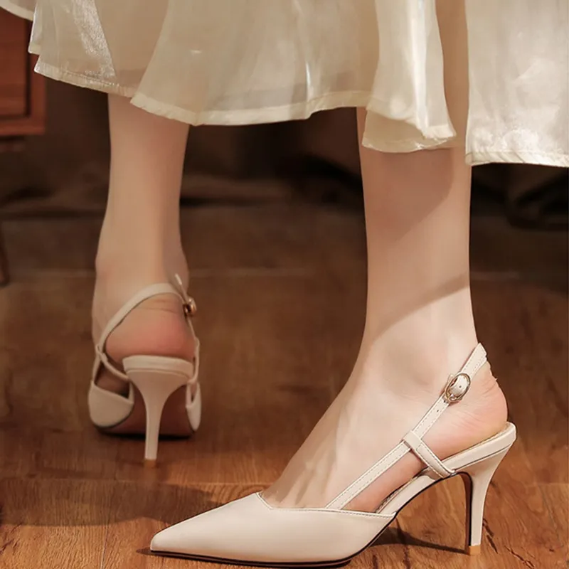 Than Than Me Slim Heel High Heels Women's-3