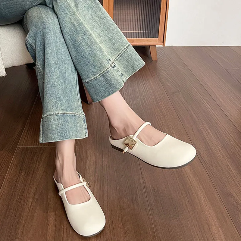 Than Than Me Rubber Sole Slip Resistant Closed Toe Slippers Women's-1