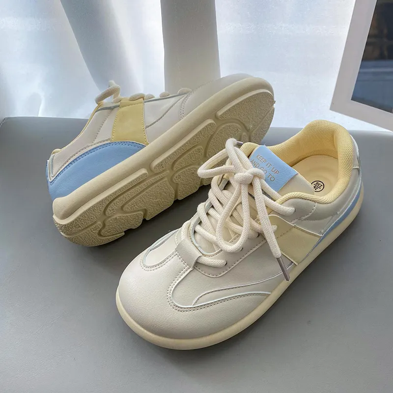 Than Than Me Slip Resistant Low Top Skateboard Shoes Women's-7