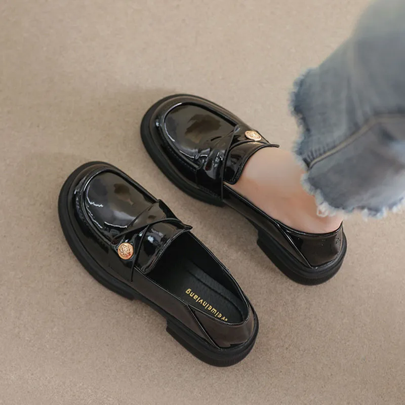 Than Than Me Loafers Women's Black-3
