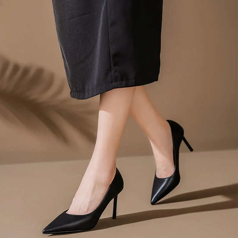 Than Than Me Slim Heel High Heels Women's-2