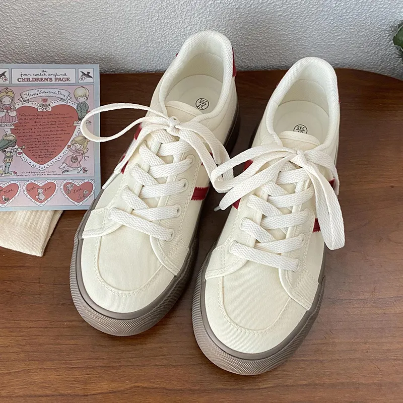 Than Than Me Slip Resistant Low Top Skateboard Shoes Women's-3