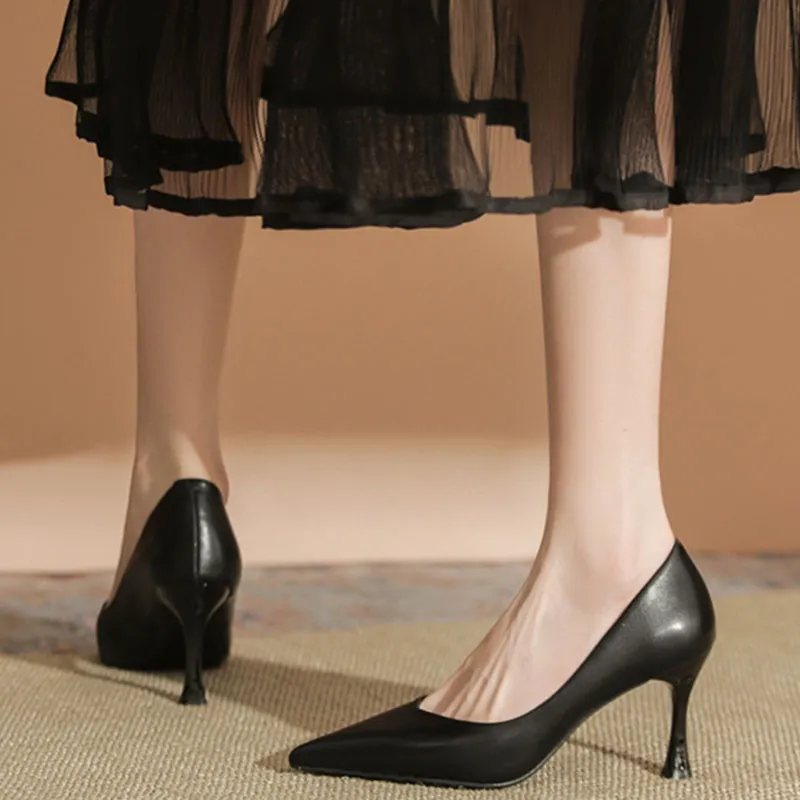 Than Than Me Slim Heel High Heels Women's-3