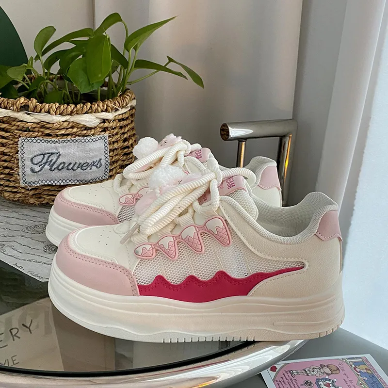 Than Than Me Slip Resistant Low Top Skateboard Shoes Women's-3