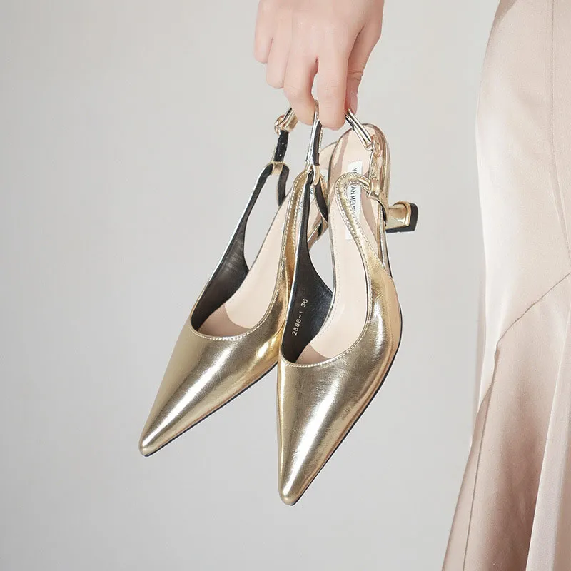 Than Than Me Slim Heel High Heels Women's-9