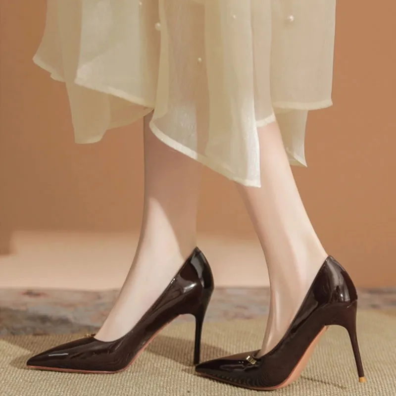 Than Than Me Slim Heel High Heels Women's-15