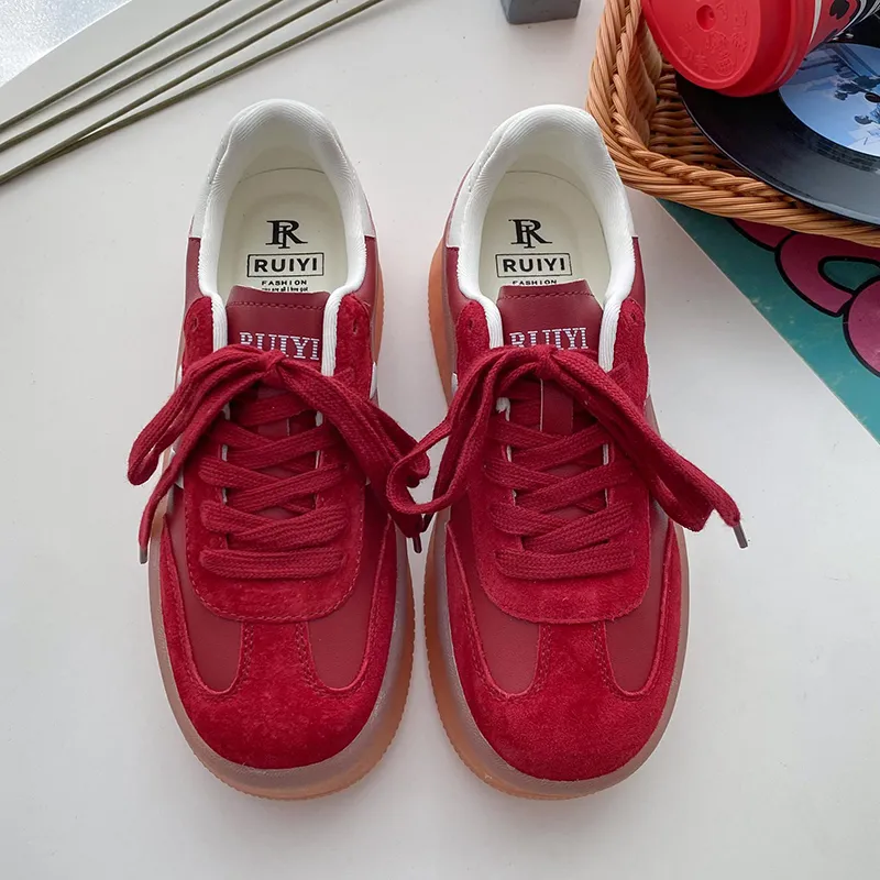 Than Than Me Slip Resistant Low Top Skateboard Shoes Women's-1