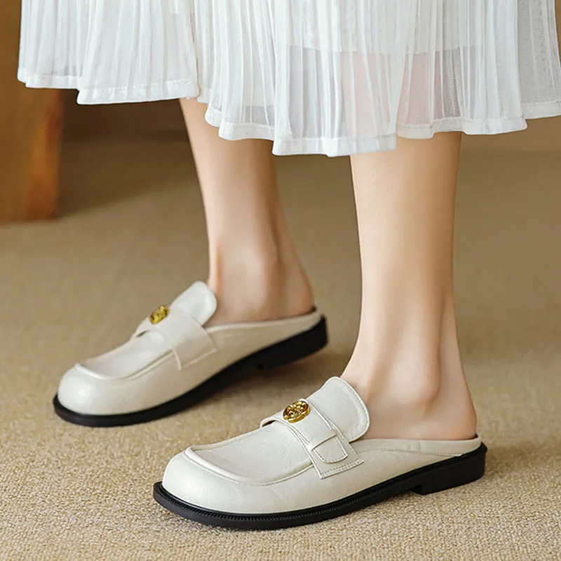 Than Than Me Rubber Sole Slip-Resistant Wrap-toe Slippers Women's-6