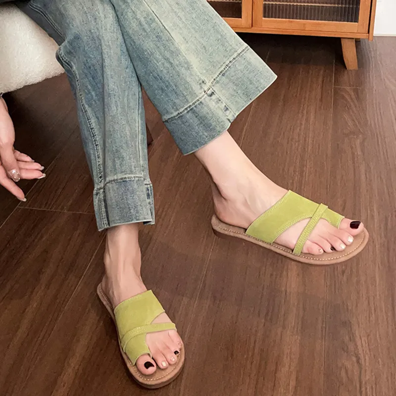 Than Than Me Rubber Sole Slip Resistant Flip Flops Women's-6