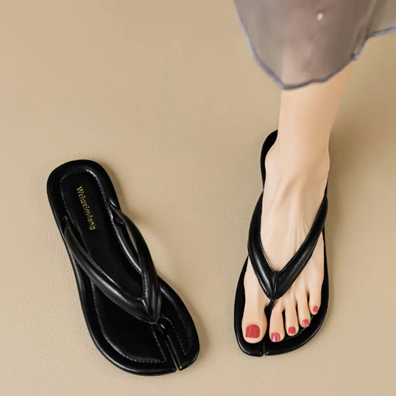 Than Than Me Rubber Sole Slip-Resistant Flip Flops Women's-3