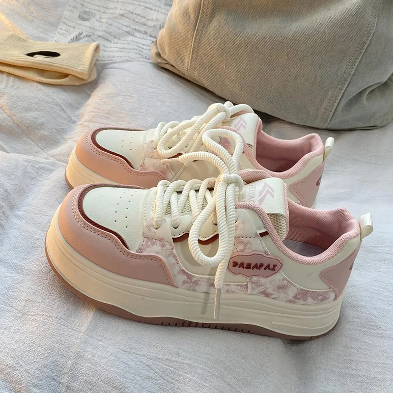 Than Than Me Slip-Resistant Low-Top Skateboard Shoes Women's-2
