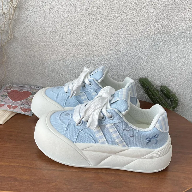 Than Than Me Slip Resistant Low Top Skateboard Shoes Women's-4
