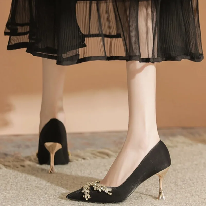 Than Than Me Slim Heel High Heels Women's-2