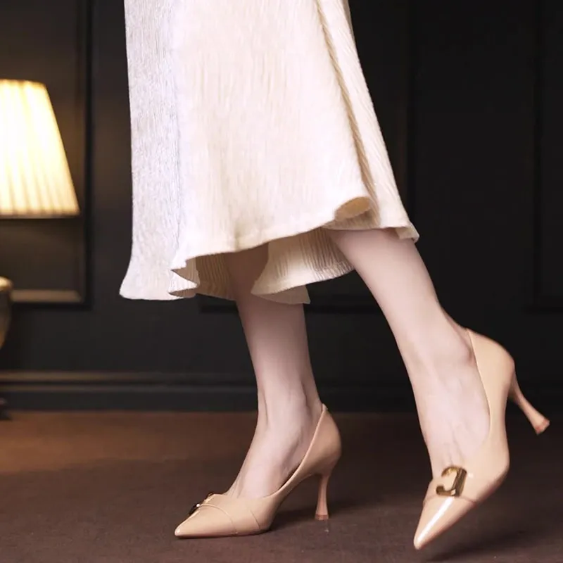 Than Than Me Slim Heel High Heels Women's-9