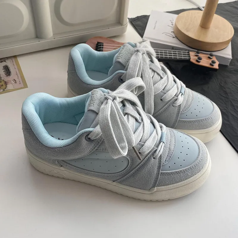 Than Than Me Anti-Slip And Wear-Resistant Breathable Low-Top Skateboard Shoes Women's-2