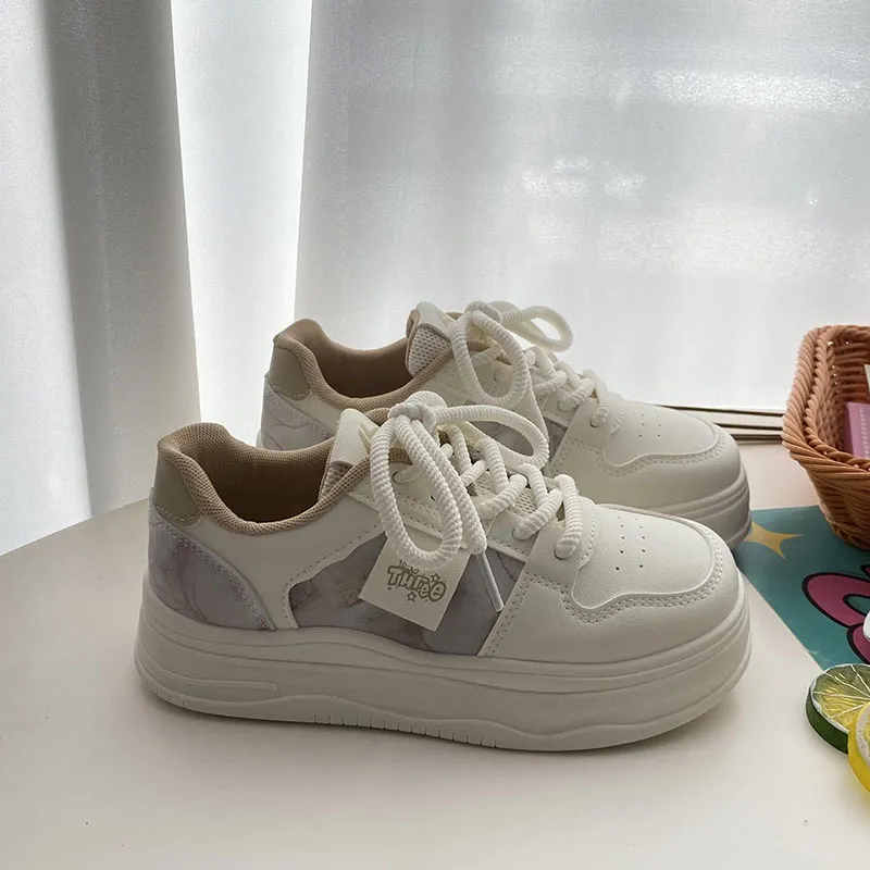 Than Than Me Slip-Resistant Low-Top Skateboard Shoes Women's-5