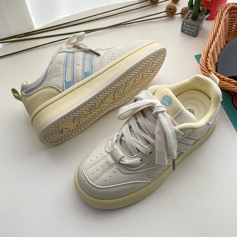 Than Than Me Slip Resistant Low Top Skateboard Shoes Women's-6