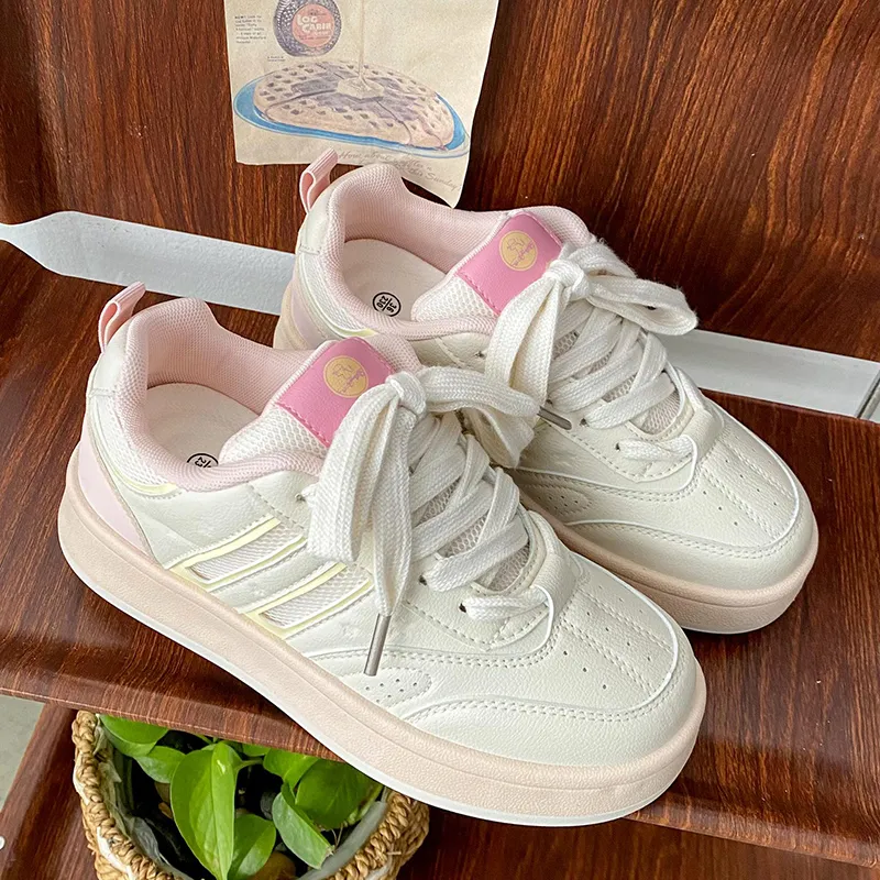 Than Than Me Slip Resistant Low Top Skateboard Shoes Women's-11
