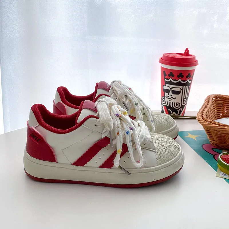 Than Than Me Slip-Resistant Low-Top Skateboard Shoes Women's-6