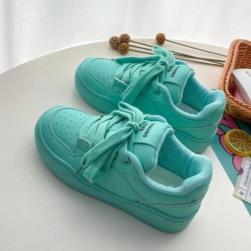 Than Than Me Slip-Resistant Low-Top Skateboard Shoes Women's-23