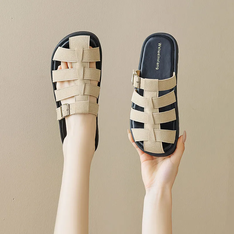 Than Than Me Wrap-toe Slippers Women's-2