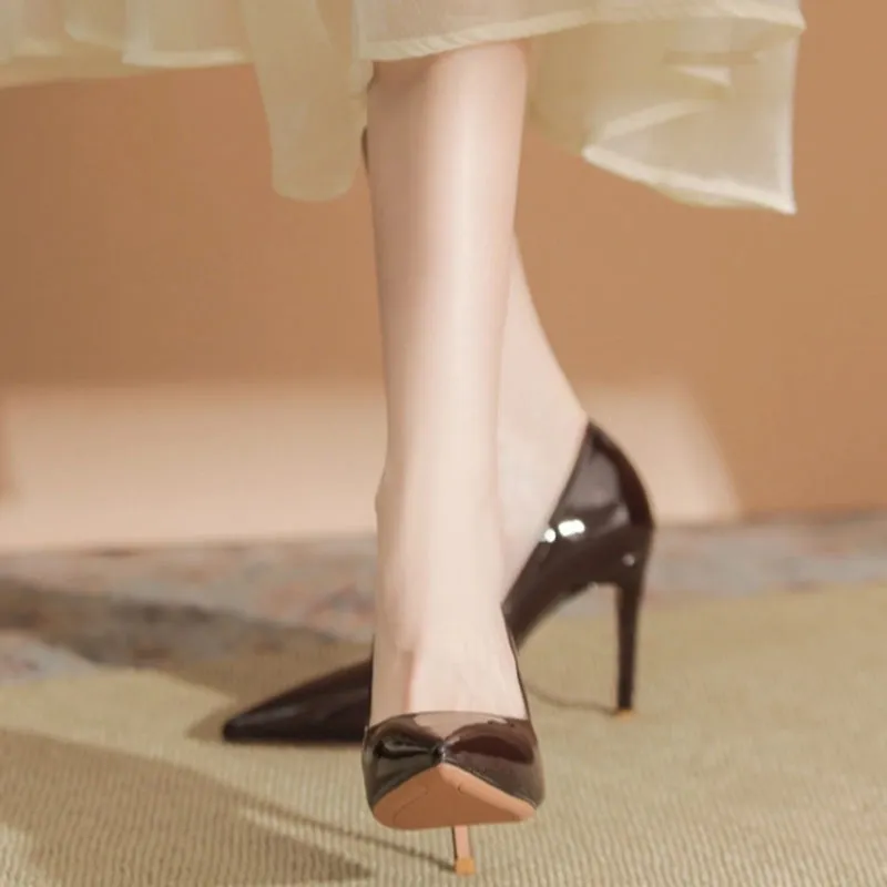 Than Than Me Slim Heel High Heels Women's-14
