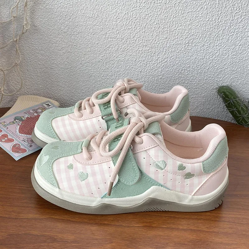 Than Than Me Slip Resistant Low Top Skateboard Shoes Women's-5