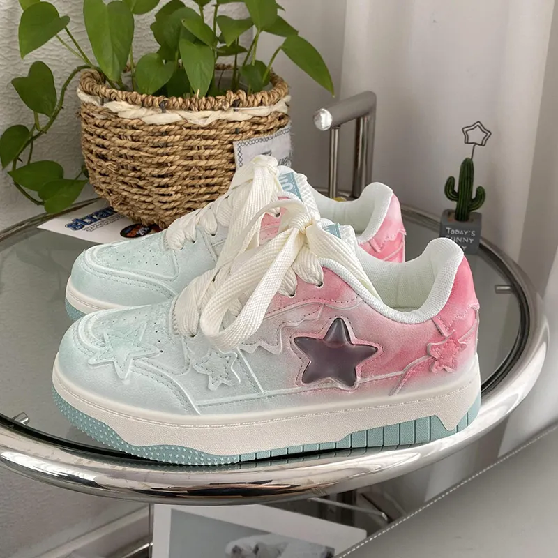 Than Than Me Anti-Slip And Wear-Resistant Breathable Low-Top Skateboard Shoes Women's-1