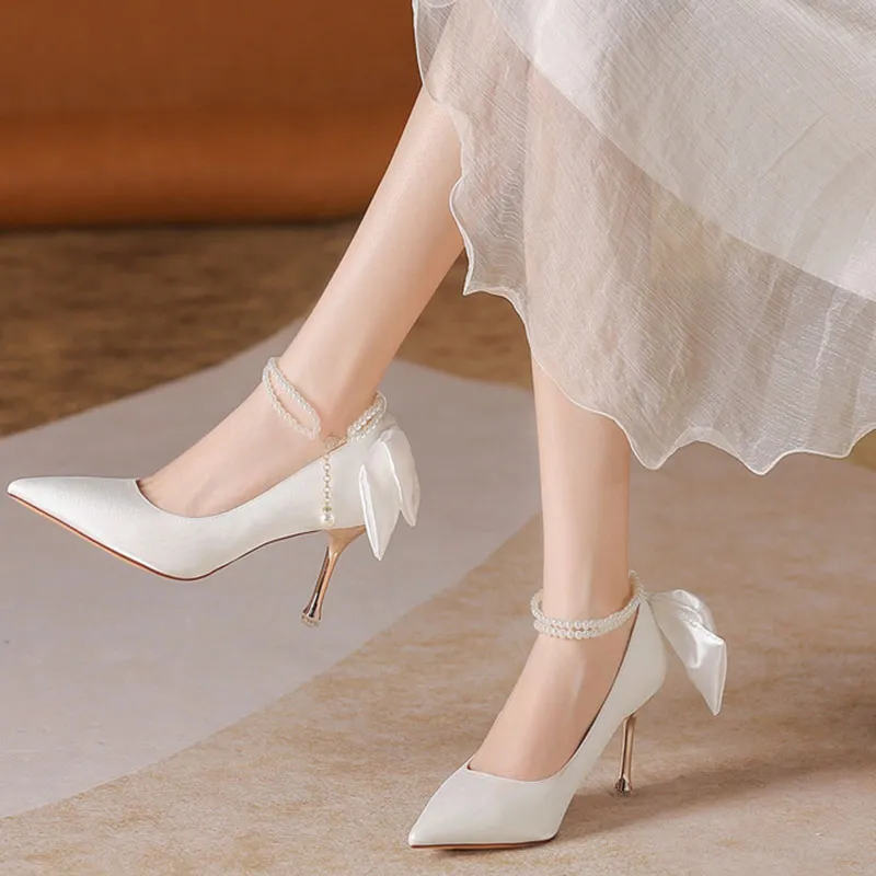 Than Than Me Slim Heel High Heels Women's-2