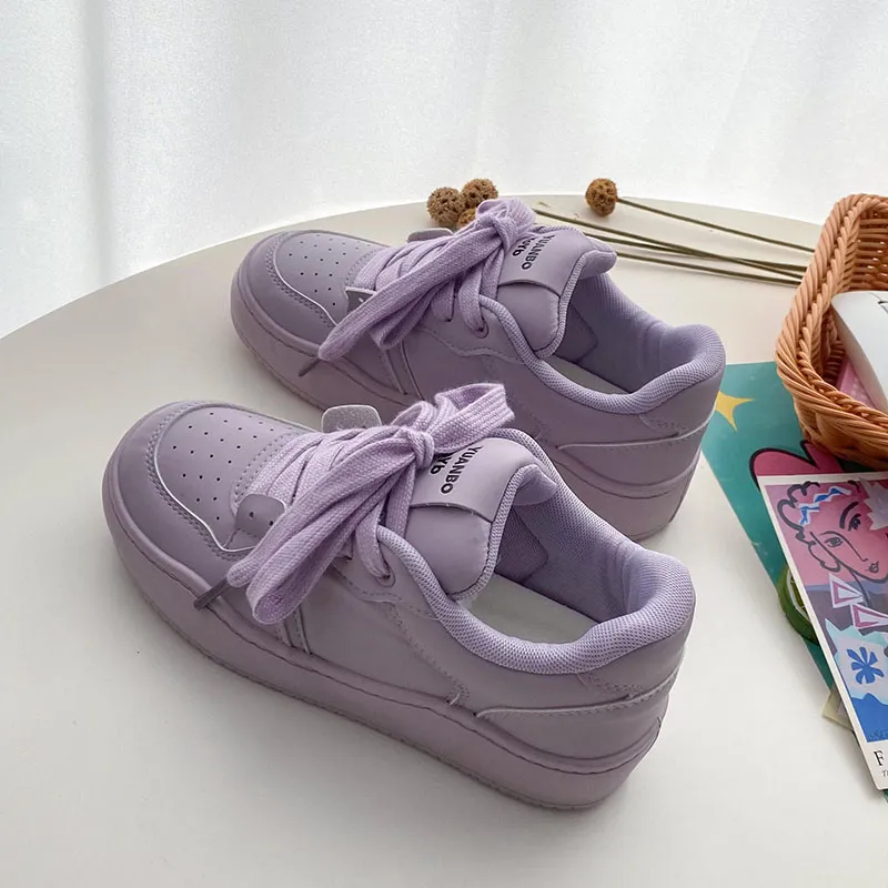 Than Than Me Slip-Resistant Low-Top Skateboard Shoes Women's-9