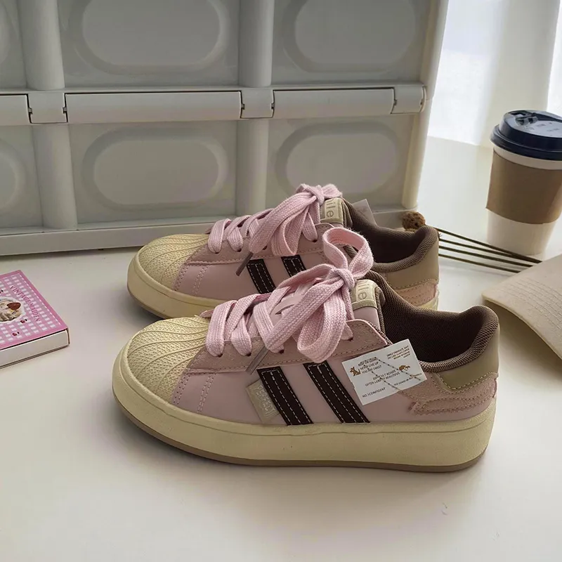 Than Than Me Slip-Resistant Low-Top Skateboard Shoes Women's-1