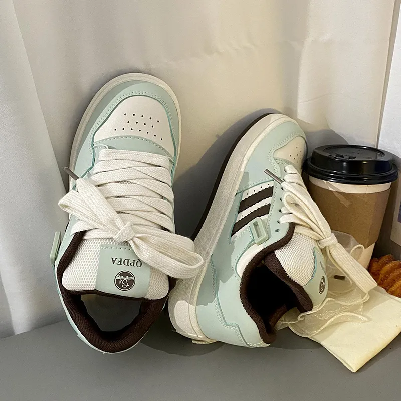 Than Than Me Slip Resistant Low Top Skateboard Shoes Women's-15