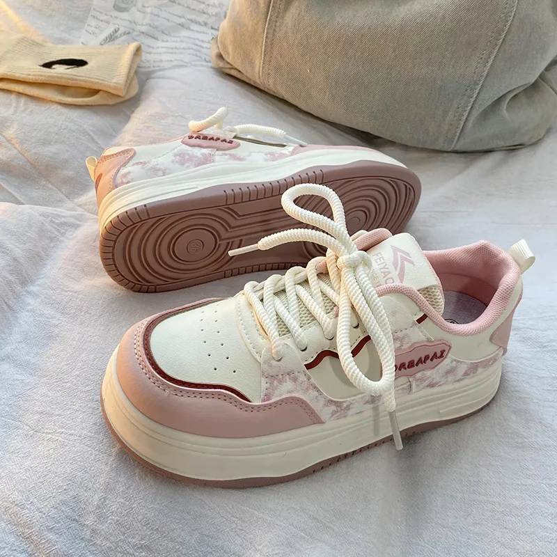 Than Than Me Slip-Resistant Low-Top Skateboard Shoes Women's-3