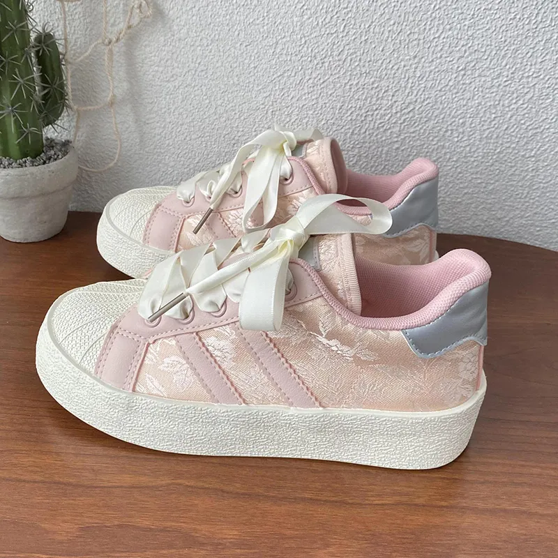 Than Than Me Slip-Resistant Breathable Low-Top Skateboard Shoes Women's-2