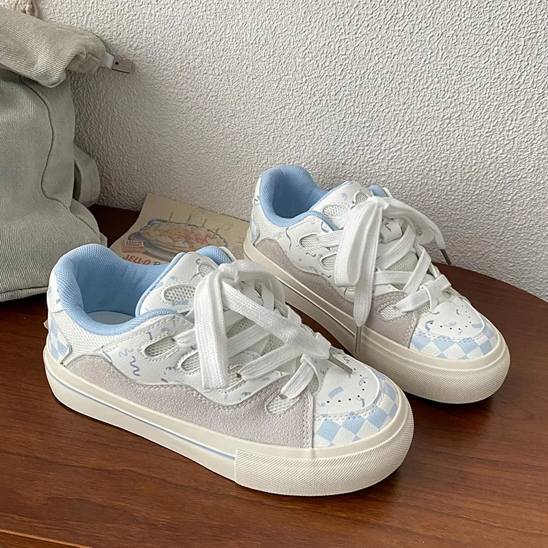 Than Than Me Slip Resistant Low Top Skateboard Shoes Women's-10