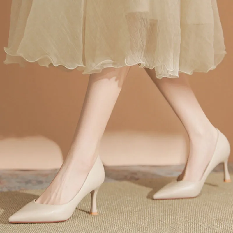 Than Than Me Slim Heel High Heels Women's-6