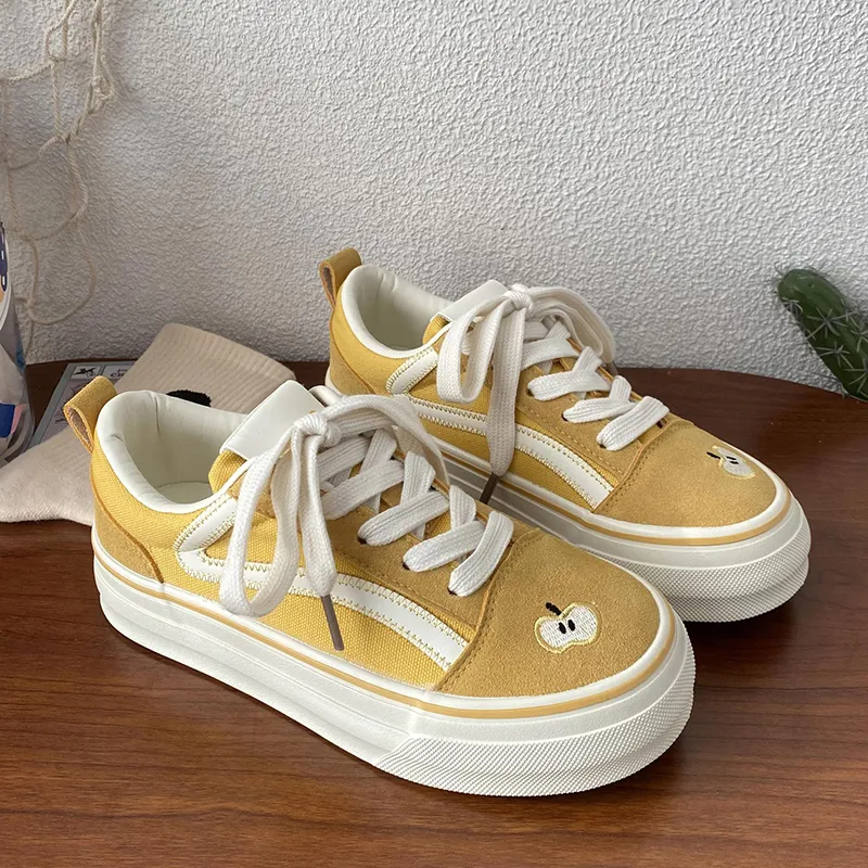 Than Than Me Slip Resistant Low Top Skateboard Shoes Women's-13