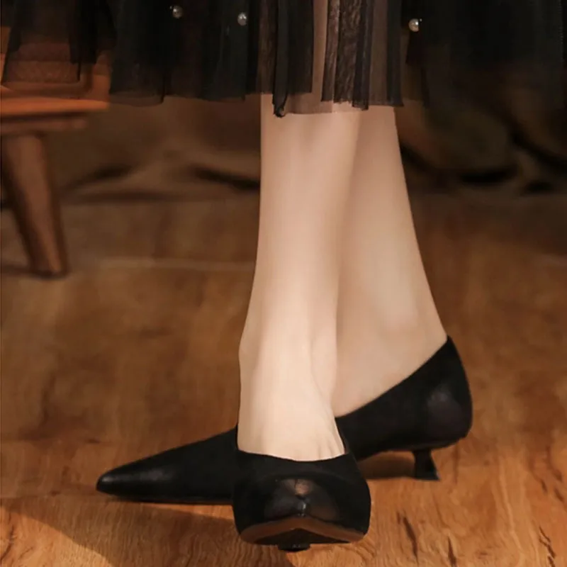 Than Than Me Slim Heel High Heels Women's-6