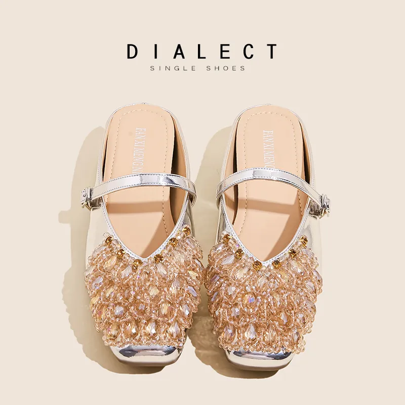 Than Than Me Rubber Sole Slip Resistant Closed Toe Slippers Women's-5