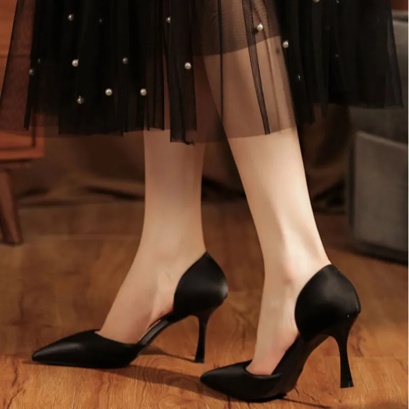 Than Than Me Slim Heel High Heels Women's-9