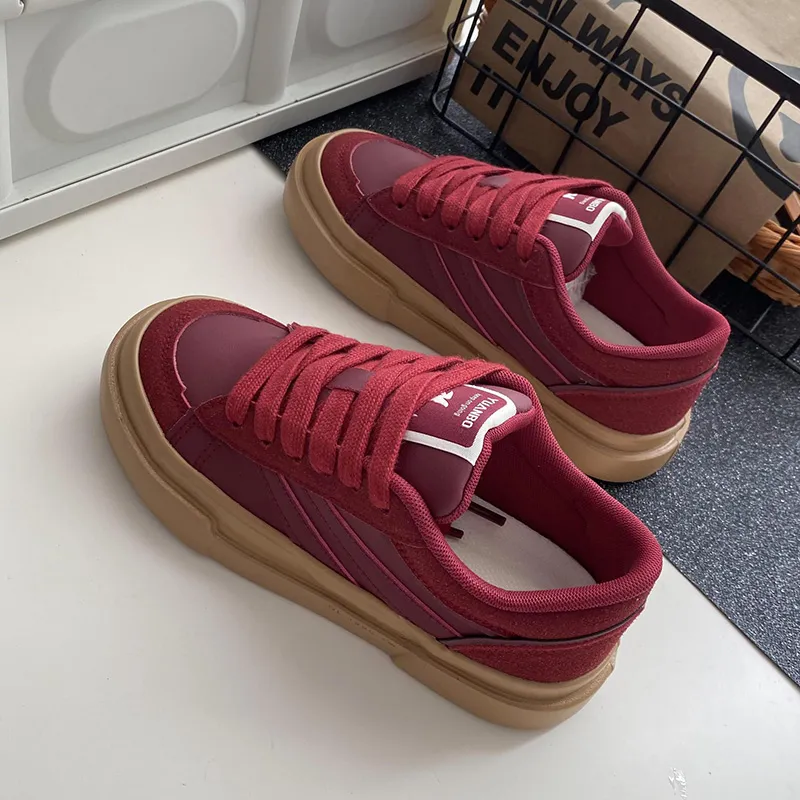 Than Than Me Anti-Slip And Wear-Resistant Breathable Low-Top Skateboard Shoes Women's-11