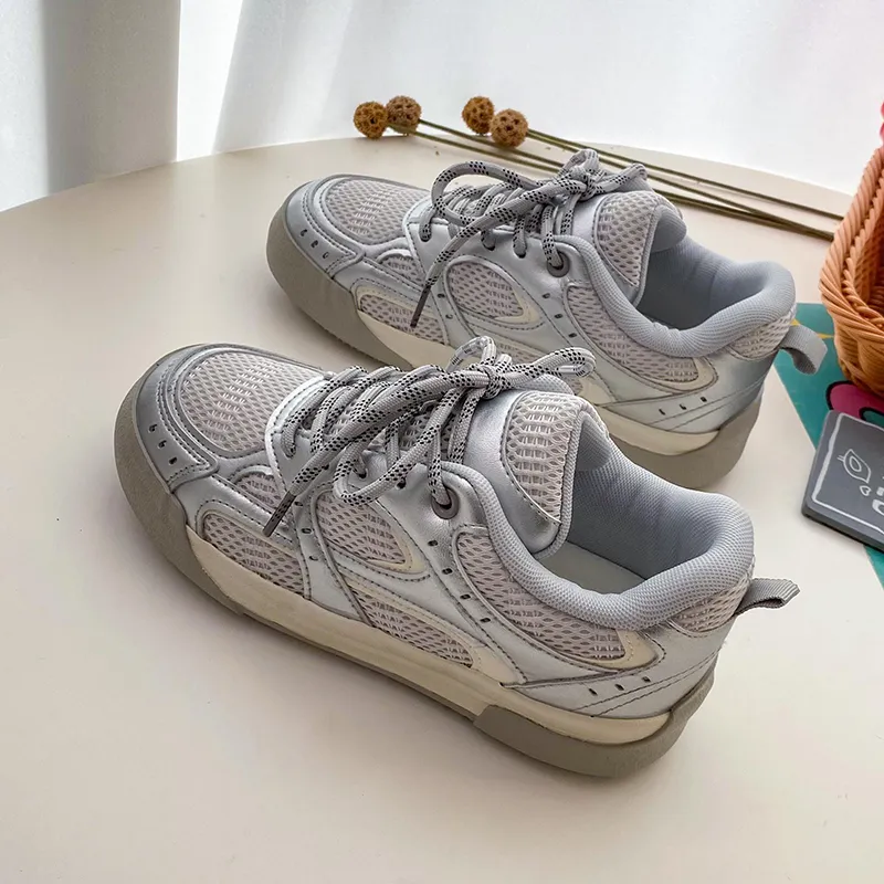 Than Than Me Slip-Resistant Breathable Low-Top Skateboard Shoes Women's-2