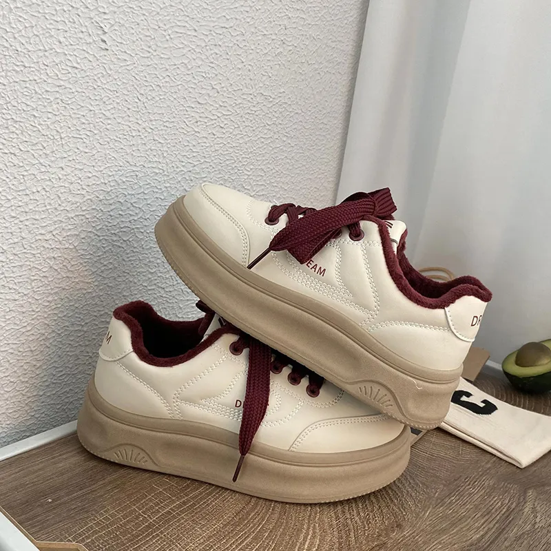 Than Than Me Warm Low-Top Skateboard Shoes Women's-2