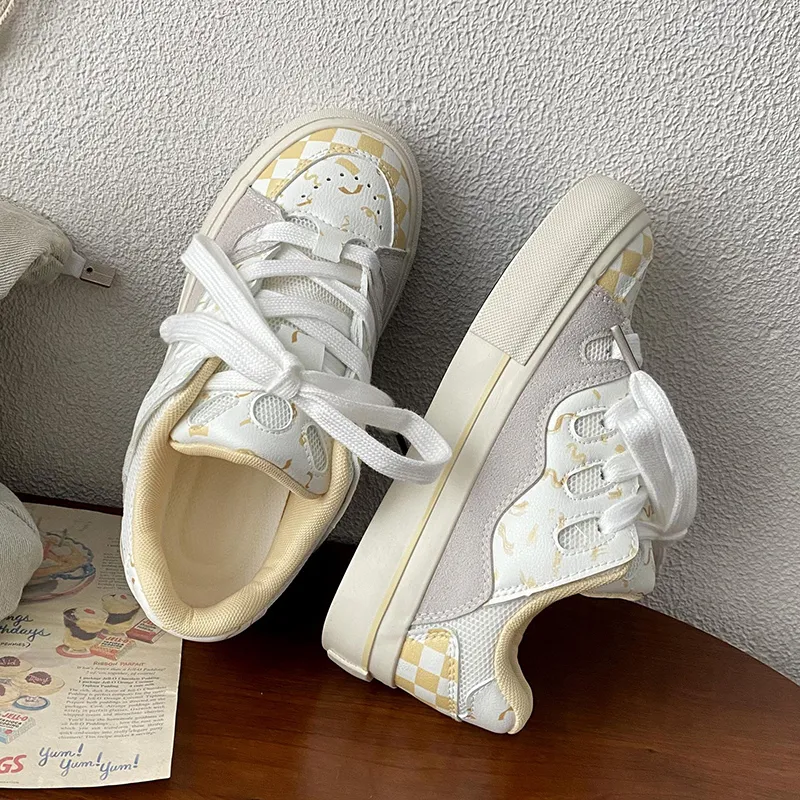 Than Than Me Slip Resistant Low Top Skateboard Shoes Women's-3