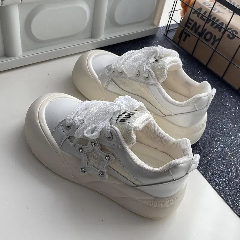 Than Than Me Slip Resistant Low Top Skateboard Shoes Women's-8