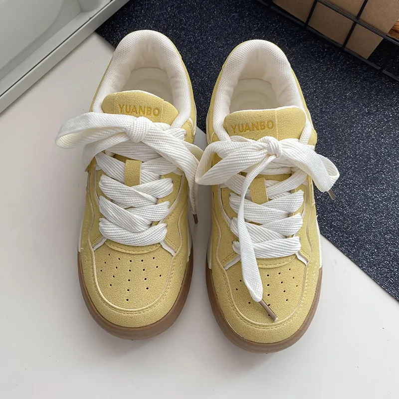 Than Than Me Anti-Slip And Wear-Resistant Breathable Low-Top Skateboard Shoes Women's-1