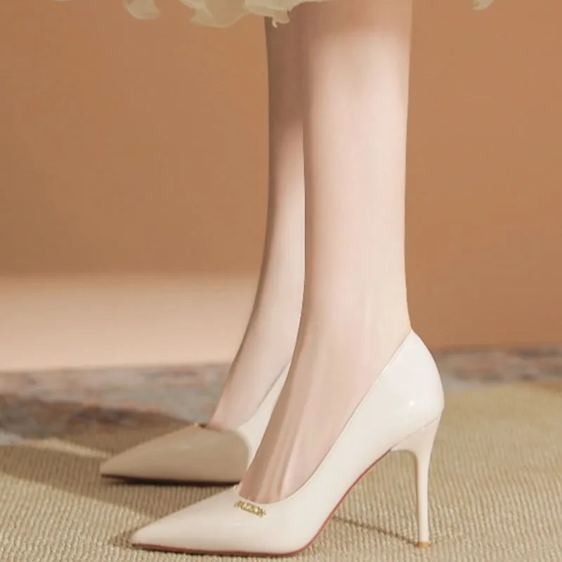 Than Than Me Slim Heel High Heels Women's-7