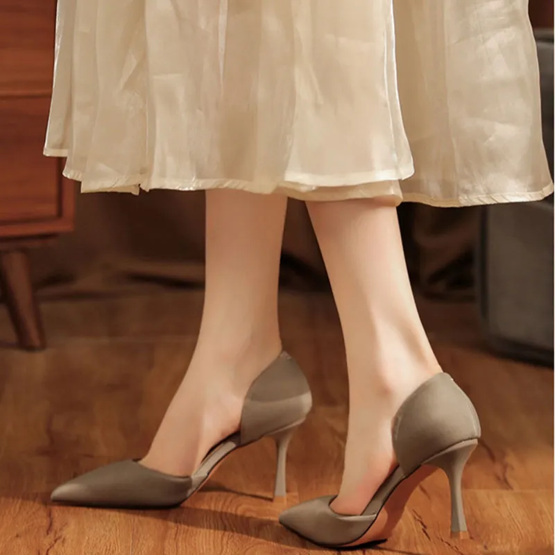 Than Than Me Slim Heel High Heels Women's-3